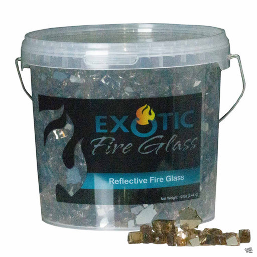 Exotic Fire Glass - Copper Reflective