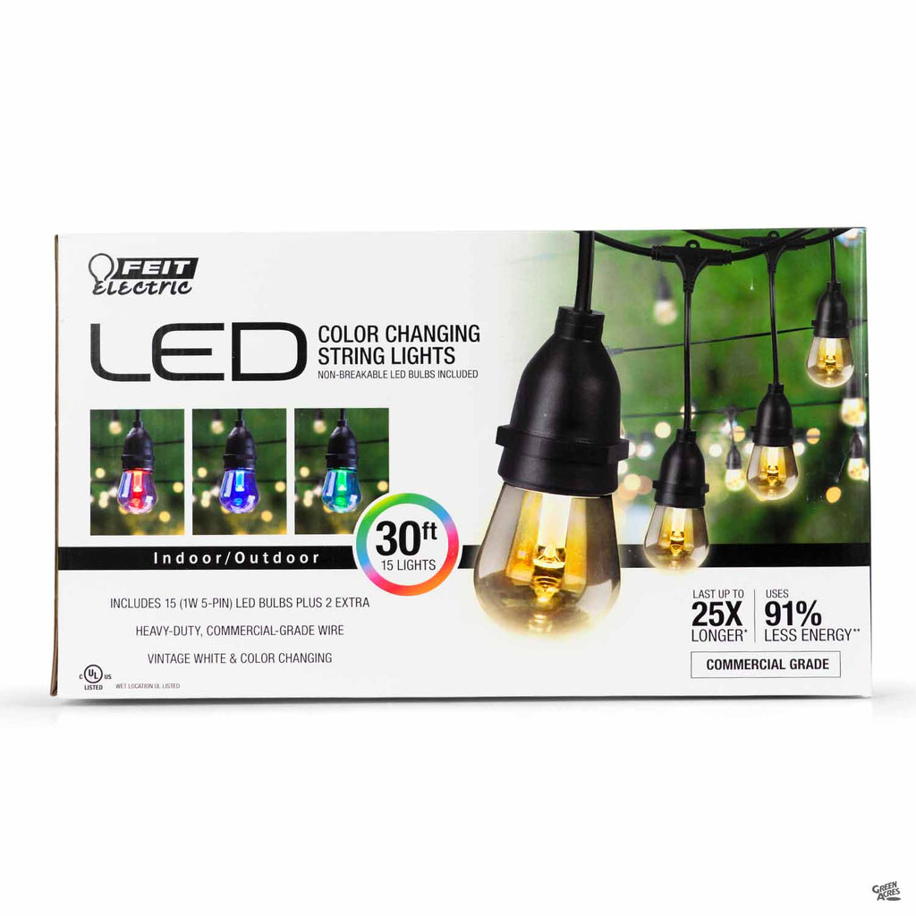Color Changing LED String Light Set — Green Acres Nursery & Supply