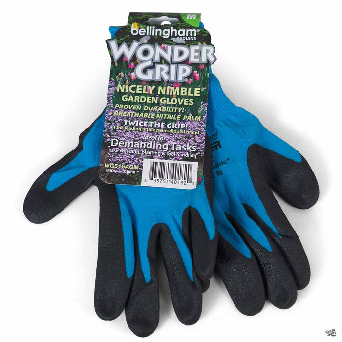 Bellingham Blue Palm-Dipped Knit Work Gloves