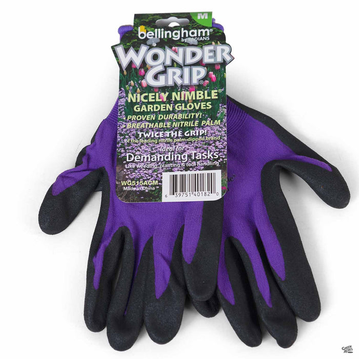 Wonder Grip® Nicely Nimble® Glove Medium Purple