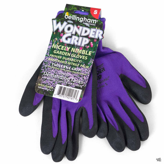 Wonder Grip® Nicely Nimble® Glove Small Purple