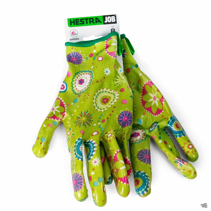 Hestra Garden Nitrile Dip Glove Green Medium