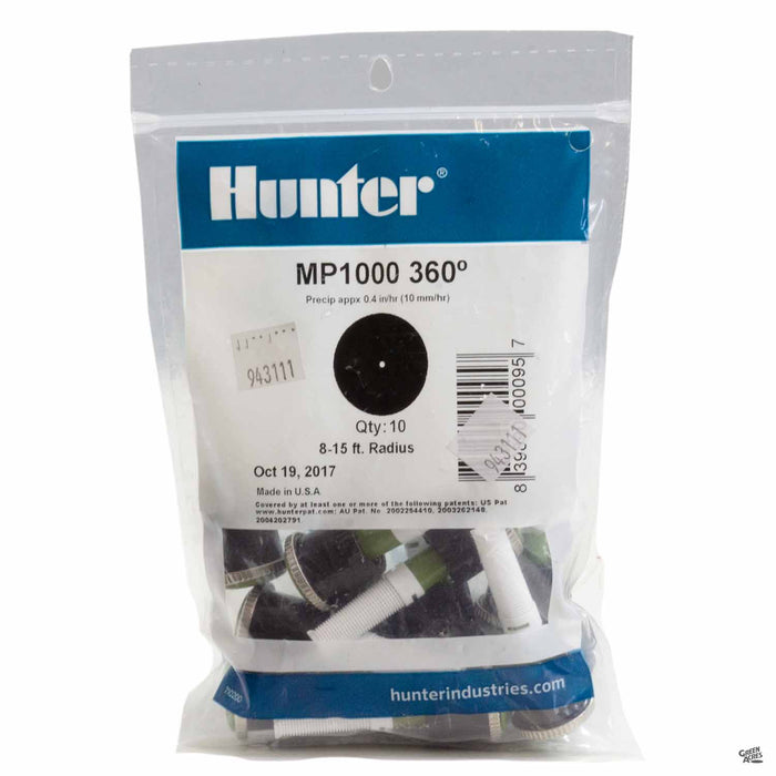 Hunter MP Rotator 1000 Series 360 10 pack