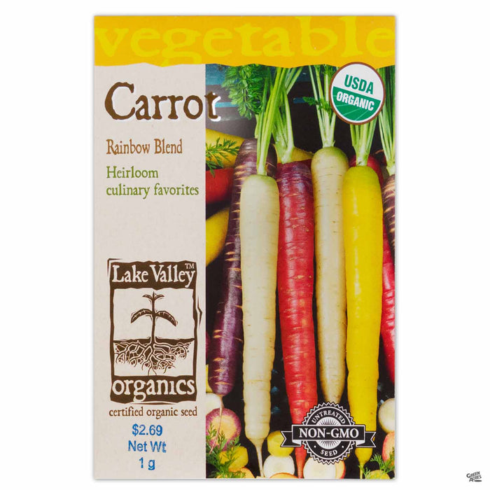 Lake Valley Seed Carrot Rainbow Blend Organics