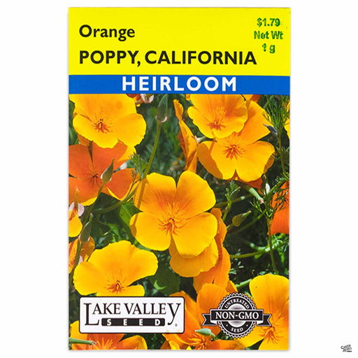 Lake Valley Seed Orange California Poppy