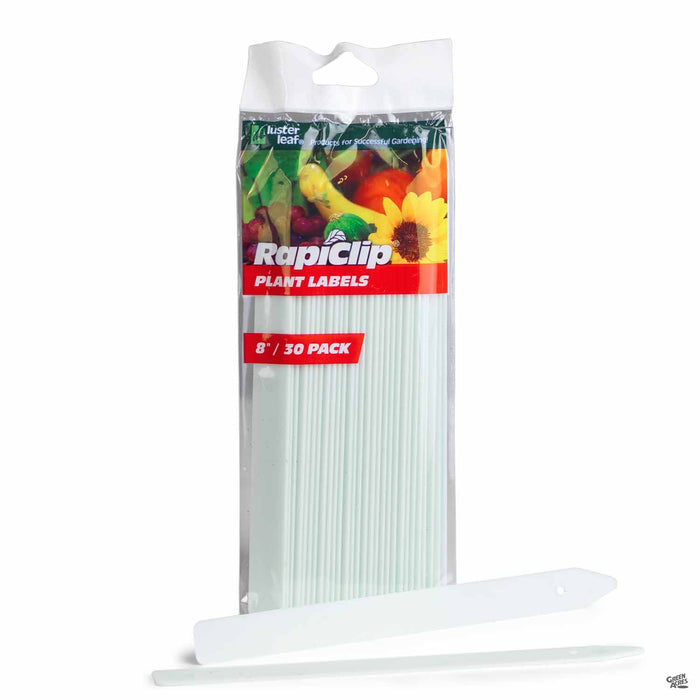RapiClip Plant Labels 8 inch, 30 pack