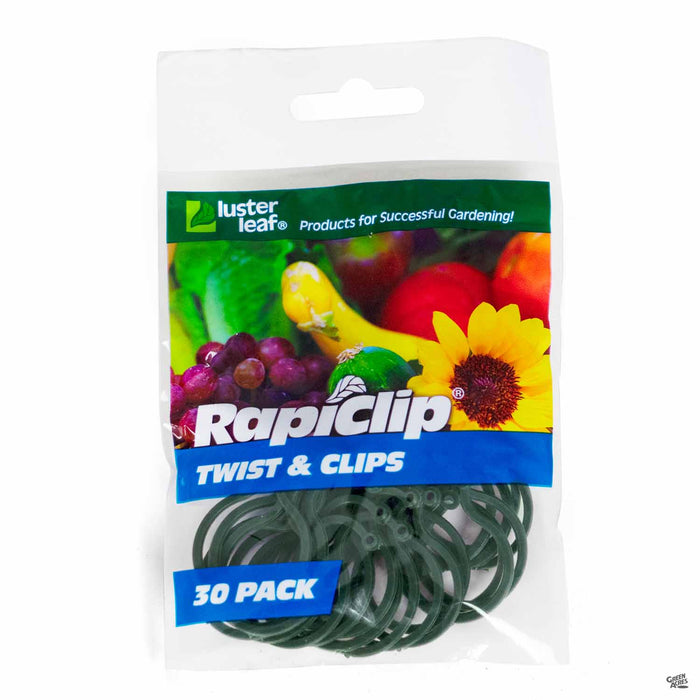 Luster Leaf RapiClip Twist and Clips 30-pack