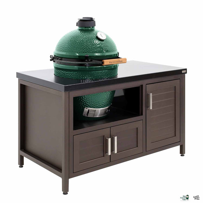 DNU: This has casters - Large Big Green Egg in Modern Farmhouse Table Package - 53 inch