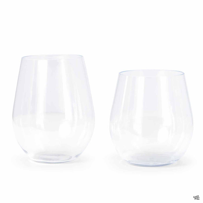 Stemless Wine Glasses - both sizes