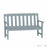 Seaside Casual Newport Bench 4 foot in Charcoal