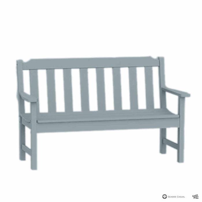 Seaside Casual Newport Bench 4 foot in Charcoal