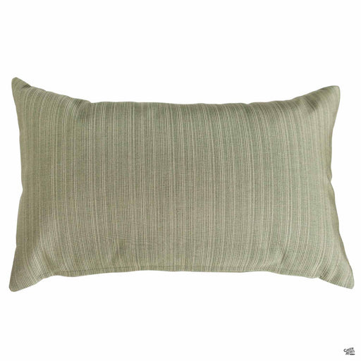 Lumbar Pillow in Dupione Laurel (Vertical Stripes)