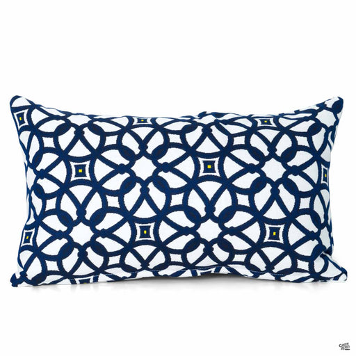 Lumbar Pillow in Luxe Indigo