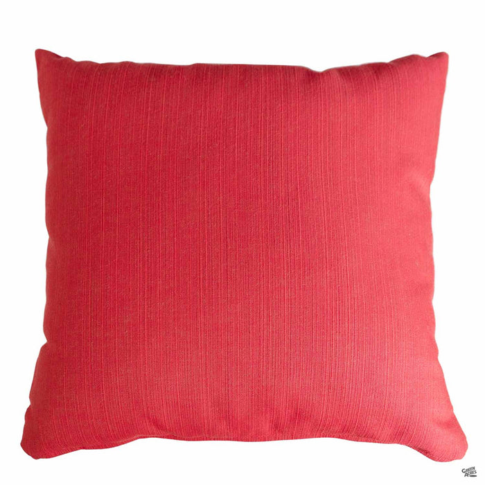 Pillow in Dupione Crimson