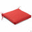Seat Cushion in Dupione Crimson
