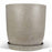 Eastham Egg Pots with Attached Saucer Speckled Grey - 11.75 inch by 11.75 inch