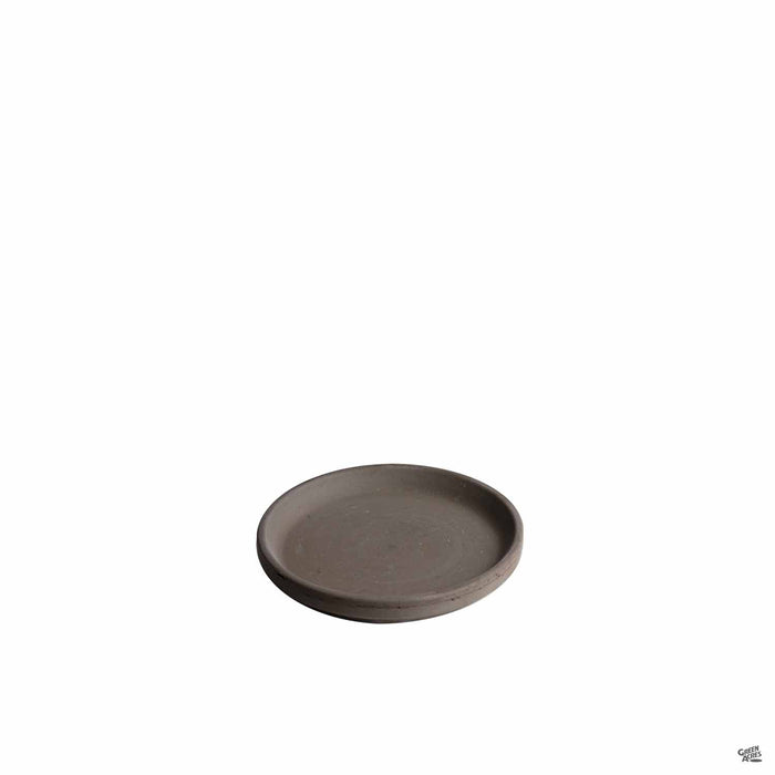Chocolate Marbled German Clay Saucer 5 inch