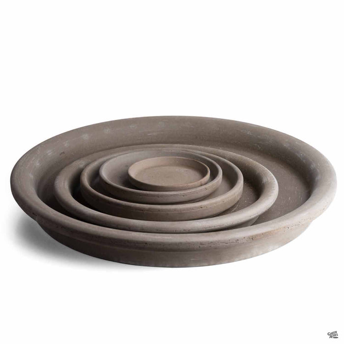 Chocolate Marbled German Clay Saucer All Sizes