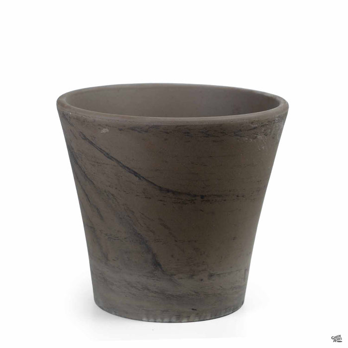 German Rio Clay Pot Chocolate Marbled 10.25 inch
