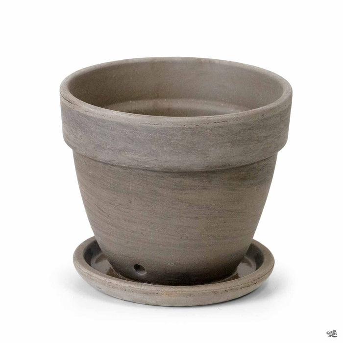 German Levante Pot - Chocolate Marbled 5 inch