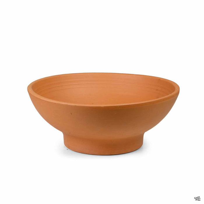 Italian Low Bowl Terracotta 12 inch wide