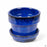 Standard Pot with Attached Saucer in Blue 4.75 inch