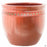 Décor Pot with Pattern - Size 1 in Red
