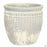 Décor Pot with Pattern - Size 2 in White