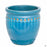 Decor Pot with Pattern - Size 4 in Teal
