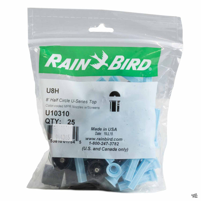 Rain Bird Spray Nozzle U-8H 180 Degrees 25 pack