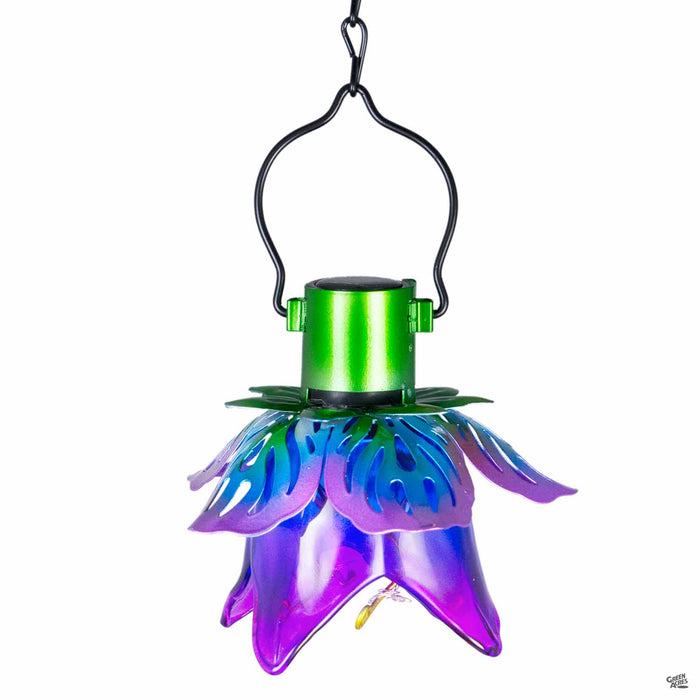 Mini Flower Solar Lantern Purple