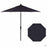 Auto Tilt 9 foot Market Umbrella in Navy Sunbrella with Black